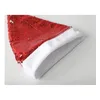 Draai naar het veranderen van kleur hoed rood groen pailletten blanco sublimatie cap kerst decoratie festival geschenken voor vrienden