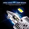 9003 HB2-strålkastarlampor 12V 24V 80W 16000LM-diodlampor LED H4 för bilar High Dipped Beam Auto Grade Chips