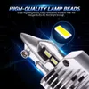 9003 HB2 Far Ampuller 12 V 24 V 80 W 16000LM Diyot Lambaları LED H4 Arabalar Için Yüksek Dipped Işın Oto Sınıf Cipsi