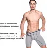 Underpants 3 Pack Men's Long Leg Boxer Shorts Briefs Cotton Multipack Open Pouch Sports Underwear Panties For Men