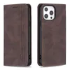 iPhone 14 13 12 11 Pro Max X XS XR 7 8 Plus Skin Feeling PU Leather Magnetic Flip Kickstand Caber Cave Case Cads Slot