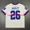 100% Stitched Saquon Barkley Jersey Custom any name number XS-5XL 6XL Jersey Men Women Youth