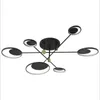 Pendant Lamps Modern Lights Black Border 4-6-8 Heads Home Living/Dining Room Bedroom European Style Creative Luxury Fixtures