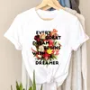 Women's T-Shirt T-shirts Ladies Floral Cute Sweet Lovely Tee Short Sleeve Fashion Women Clothes Tshirt Top Lady Print Female Graphic