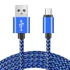 1 متر 2 متر 3 متر سبائك النسيج مضفر الكابلات نوع c مايكرو v8 5pin usb شاحن كابل لسامسونج s6 s7 حافة s8