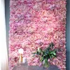 40x60cm soie rose fleur mur décoration de la maison fleurs artificielles pour la décoration de mariage romantique mariage fleurs toile de fond décor 210624