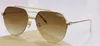 Ny modedesign solglasögon 0514S Pilot Metal Half Frame Simple and Popular Style UV400 Protection Glasses Top Quality259968
