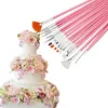 4/5/6/7/8/15 pièces brosse à gâteau fleur modélisation boule outils accessoires multifonction glaçage pâtisserie peinture Sugarcraft outil