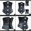 Bustiers Corsets Womens Underkläder Apparel Drop Leverans 2021 Sexig Korsett Lace Up Steel Boned Black Steampunk Corselet Underbust XXL RYVT # t