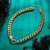 Goth Snake Necklace Women Choker Cuban Link Collares Aesthetic Animal Jewelry Gift Neck Chains Collier Femme Kolye Ketting X0509