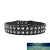 Dog Collars Smycze Moda Dwa Rzęsy Spikes Studded Collar Skóra PU dla Big Dogs Materiały Pet Size L XL Regulowany 18-22'1 Cena fabryczna Expert Design Quality Najnowsze