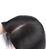 AAA5 Brésilien Noir Longue Soyeuse Droite Pleine Perruques Cheveux Humains Résistant À La Chaleur Sans Colle Synthétique Avant de Lacet Perruque pour Les Femmes De La Mode 38866594