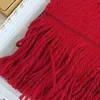 وشاح الشتاء للجنسين 100 ٪ الوشاح الصوف الحروف الكلاسيكية التفاف للجنسين للسيدات والأولاد cashmere شال عرجاء مع مربع RT-888