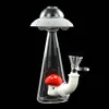 Glaswasserpfeifen UFO elektrische Dab-Ölplattform Rauchen Wachsbrenner Wasserpfeife Lebensmittelqualität Tabak Zigarette Bong Rauchzubehör