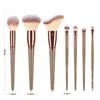 Makeup Brushes Custom Label Top Quality Set Foundation Powder Concealer Blending Eyeliner Eyeshadow Coesmetic Brush Whole4743668