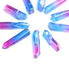 5 adet Nadir Doğal Şifa Kuvars Değnekleri Kristal Renkli Puan Tedavi Taşlar