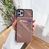 P Fashion Phone Cases For iPhone 14 Pro Max 13 14 Plus 12 12pro 11 14promax X XR XSMAX back shell Samsung S20 S20U NOTE 10 20 Ultra Leather Card Pocket Case