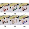Örhängen Halsband Österrikisk Kristall Smycken Set med 3 st Ring Earrings för kvinnor
