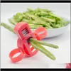 Utensili per frutta e verdura Cucina, Sala da pranzo Bar Giardino domestico9 Lame Rimovibili Aessory Utensile da cucina Sicuro Verde Manuale Uso domestico Rapido Multifunzione