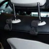 Car Seat Back Hook Diamond Bling Rhinestones Hanger Auto Universal Headrest Mount Storage Holder Interior Accessories