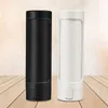 COOL Colorful Smoking Cigarette Stash Case LED Lighting USB Charging Portable Plastic ABS Dry Herb Tobacco Horn Cone Tube Holder Storage Tank Container Box