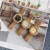 Fashion Full Brand Wrist Watch Women Girl Diamond Style Metal Steel Band Quartz With Luxury Logo Clock BUR 02