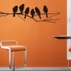 Adesivos de parede Modern Home Decor 6 Pássaros na Filial Vinil Sala de estar Crianças Bebê Berçário Quarto Decoração 8216. Decoração Arte Decalque 210420