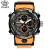 Montres militaires pour hommes, étanche 50m, chronomètre de Sport, alarme numérique LED, grand cadran, horloge pour hommes