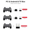 Android trådlös spelkontroll för Android-telefon/PC/PS3/TV-box Joystick 2.4G USB Joypad-spelkontroll för Xiaomi Smart Phone