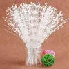 装飾的な花の花輪10の束真珠の花のビーズDIY花嫁ブーケスプレーウェディングクラフト