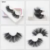 25mm Cils Fluffy Lashes Mink Messy Long Lash Extension Dramatique Durable Faux Cils Maquillage En Gros Réutilisable En Vrac