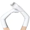 Five Fingers Gloves Sexy Women Shiny Long Leather Latex Clubwear Party Opera Costume