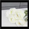 Decorative Flowers Wreaths Festive Party Supplies & Gardenartificial Hair Planting, British Lotus Plumeria Weddingdot Home Decoration, Holdin