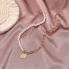 Irregular Pearl Choker Necklaces for Women 2021 Vintage Geometric Necklace & Pendants Gold Collar Collier Femme Jewelry