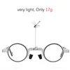 Rund metallram Vikbar läsglasögon Män Kvinnor Anti Blue Light Rays Blocking Presbyopia FarSighted Eyeglasses 1.5