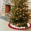 Decoraciones navideñas 1 unid árbol falda accesorio tela