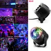 rtable Laser Stage Lights Home Decor RGB Seven mode Lighting Mini DJ Disco dancing light with Remote Control For Christmas Party Club Projector KTV LED lampes