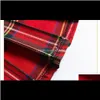 Baby Mini Pleated Skirt Young Girls Plaid Skirts School Children Clothing Kids Uniform Age 4 6 8 10 12 14 16 Yrs Zbcjb R0Ogh