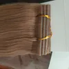 İnsan saçı uzatma klipsünde en kaliteli çırpıda bant cilt atkı bant 14-24 inç giymesi ve sökülmesi kolay 80pcs