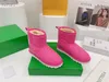 luxe ontwerp vrouw mode 2cm korte pluche warme laarzen femal schapen bont een snowboots mujer hoge kwaliteit antislip mooie dames jurk schoenen