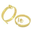 Polsini da polso in acciaio inossidabile nero oro lucido Bracciale con serratura Braccialetti alla schiava Gioielli Uomo Donna Bracciali dal magazzino Q0717