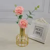 50PCS 7CM Artificial Flowers With Stem Foam Rose Fake Flower Wedding Party Bouquet 2205 V2