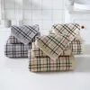 of Set Cotton Bath Three Thick Simple Lattice Soft Absorbent Towel Bath Set of Three