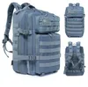 Torby na zewnątrz 45L Wojskowe Molle Plecak Tactical Army Men Travel Waterproof RucksAcka Turysta Bagpack Mochila Camping Torba turystyczna