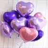 Decorazione del partito 10 pz 10 pollici rosa cuore foil palloncini a elio matrimonio buon compleanno adulto alluminio amore anniversaire ballons