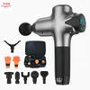 Tshine Massage Gun Gola Elétrica Massager Smart Hit Fascia Arma Para Massagem Corporal Relevo Relevo de Fitness