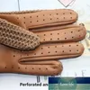 Summer Motorcycle Riding Leather Driving Gloves Men's Touch Screen Goatskin Unlined Thin Section 2021 New Driver Gloves Factory price expert design Quality Latest