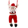 Новая рождественская елка висит орнамент парашют снеговика плюшевые игрушки Santa Claus фаршированные куклы кулон украшения Xmas Party подарок DBC VT1157