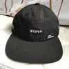 WTAPS Flat Brim Baseball Cap Men Kvinnor broderi pappa hat hip hop snapback trucker cap golf utomhus justerbar casual harajuku t20227w