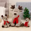Christmas Elk Doll Plush Lalki Faszerowane Zwierzęta Kreatywne Prezent Przedsiębiorstwo Wakacyjne Zakup